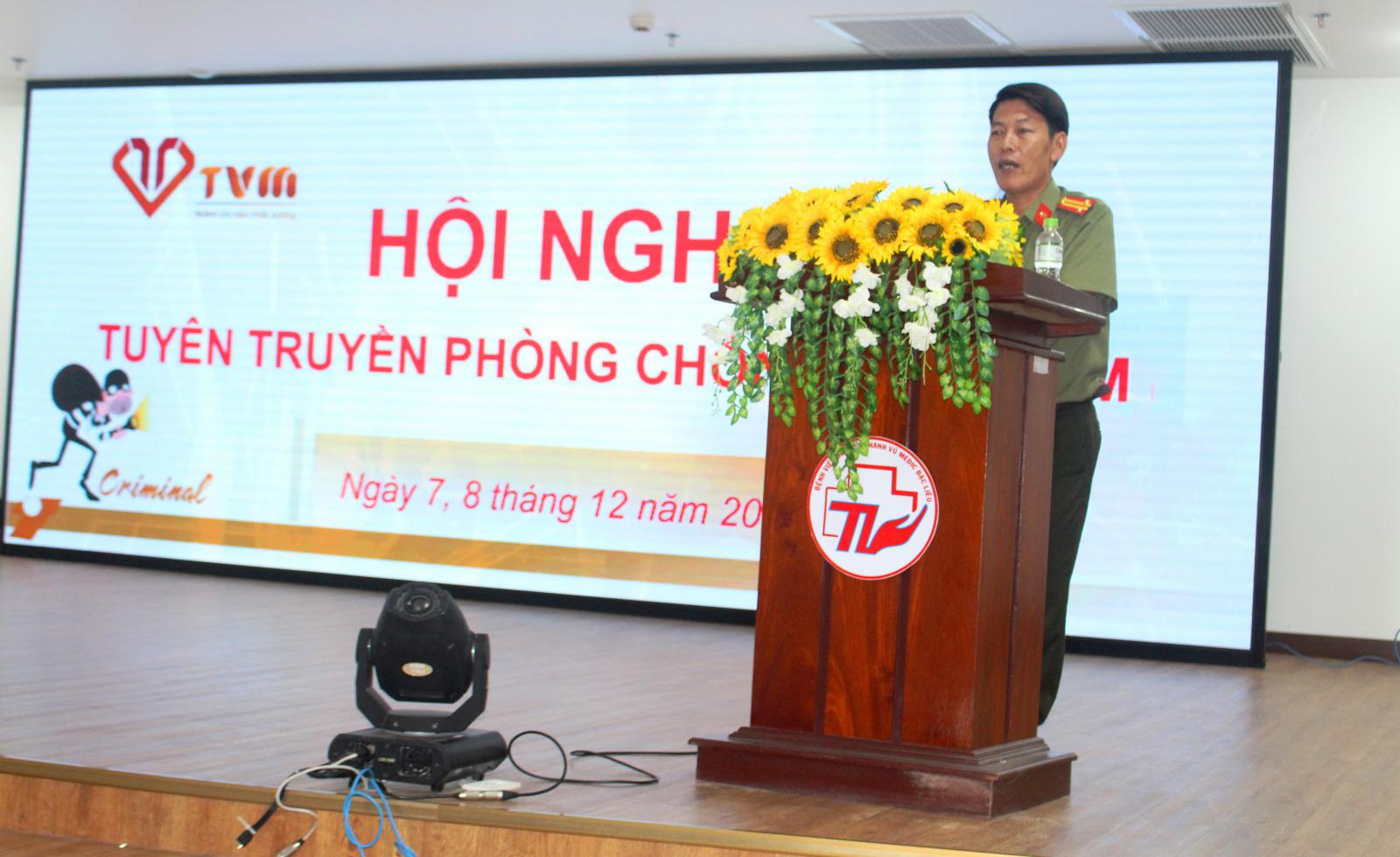 tập huấn phòng chống tội phạm cho bệnh viện