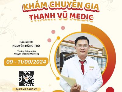 Lịch khám Phòng khám chuyên gia BVĐK Thanh Vũ Medic Bạc Liêu...