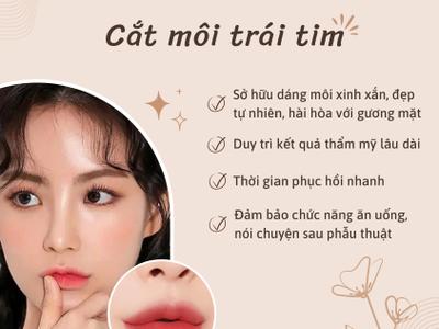 Tạo hình môi trái tim - cách ghi điểm tuyệt đối với gương mặt ưa nhìn